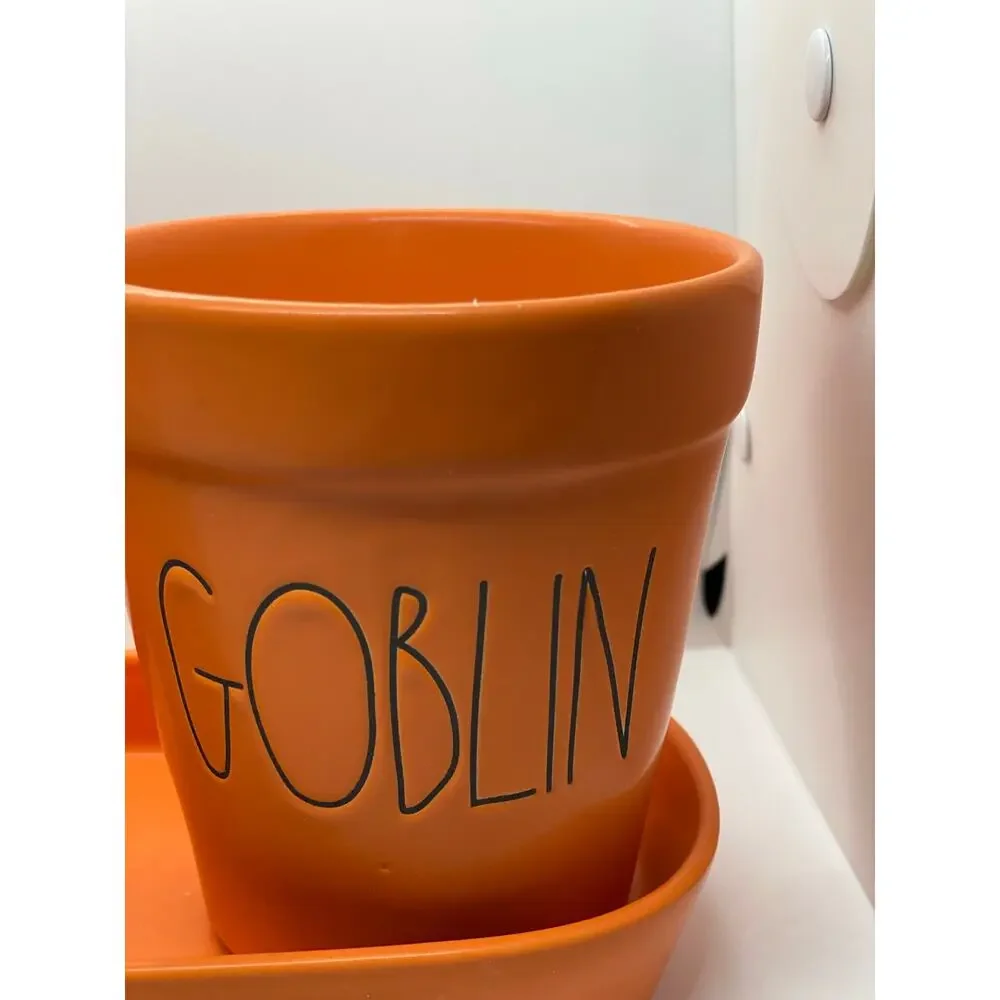 Rae Dunn Halloween Ghost Ghoul Goblin Tri Planter